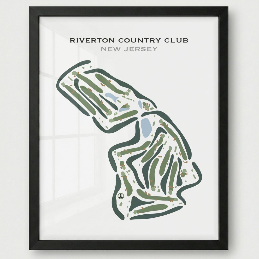 Riverton Country Club, New Jersey - Printed Golf Courses