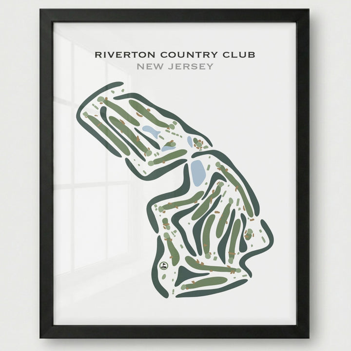 Riverton Country Club, New Jersey - Printed Golf Courses