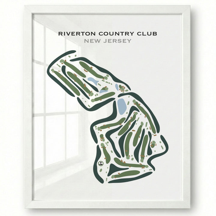 Riverton Country Club, New Jersey - Printed Golf Courses