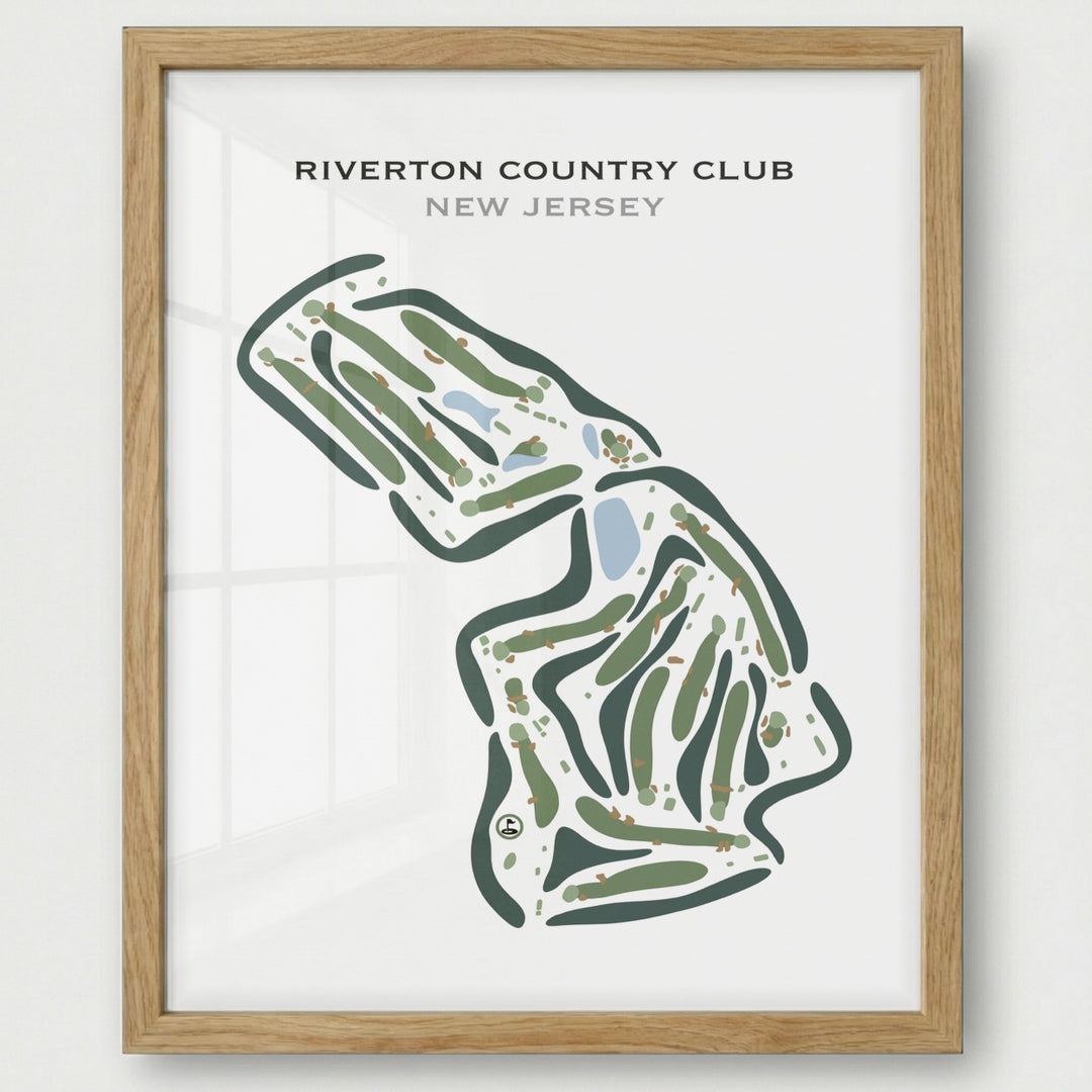 Riverton Country Club, New Jersey - Printed Golf Courses