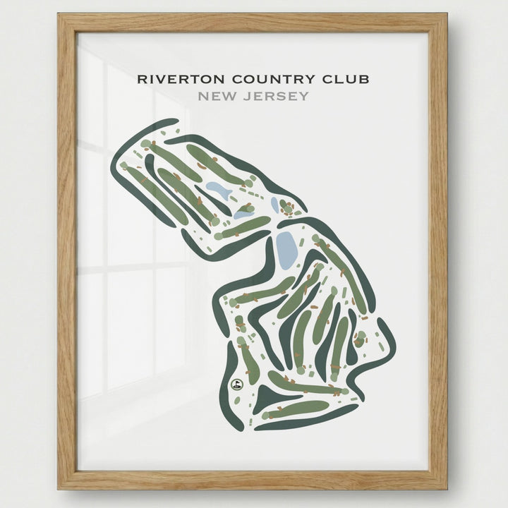 Riverton Country Club, New Jersey - Printed Golf Courses