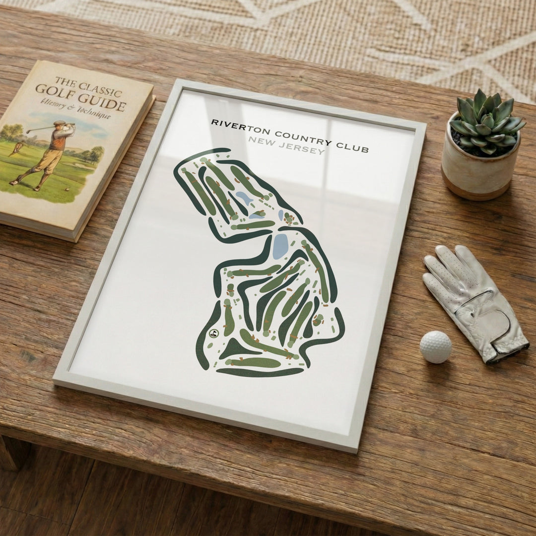 Riverton Country Club, New Jersey - Printed Golf Courses
