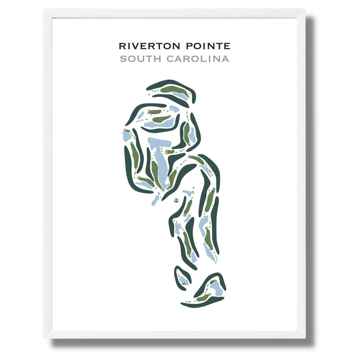 Riverton Pointe, South Carolina - Printed Golf Course