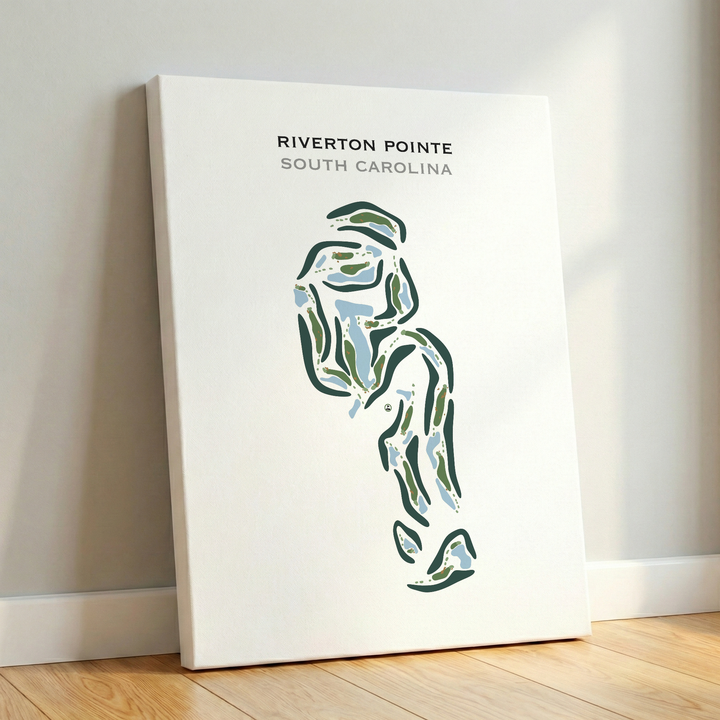 Riverton Pointe, South Carolina - Printed Golf Course