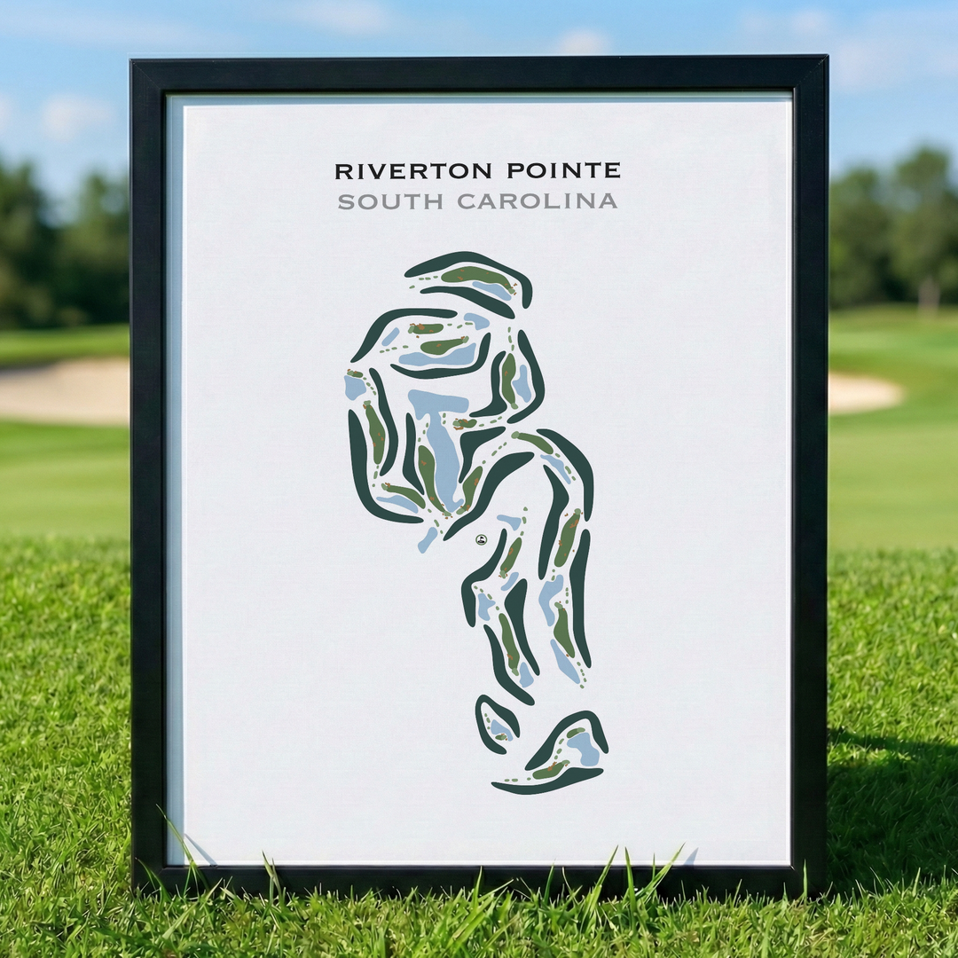 Riverton Pointe, South Carolina - Printed Golf Course