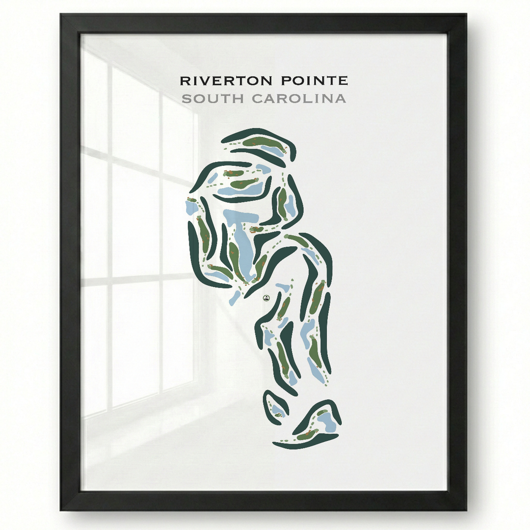 Riverton Pointe, South Carolina - Printed Golf Course