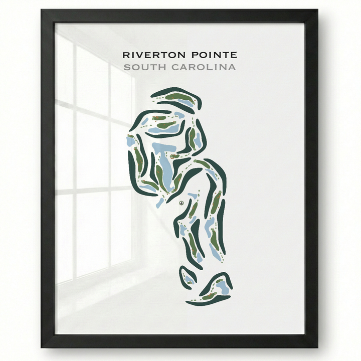 Riverton Pointe, South Carolina - Printed Golf Course