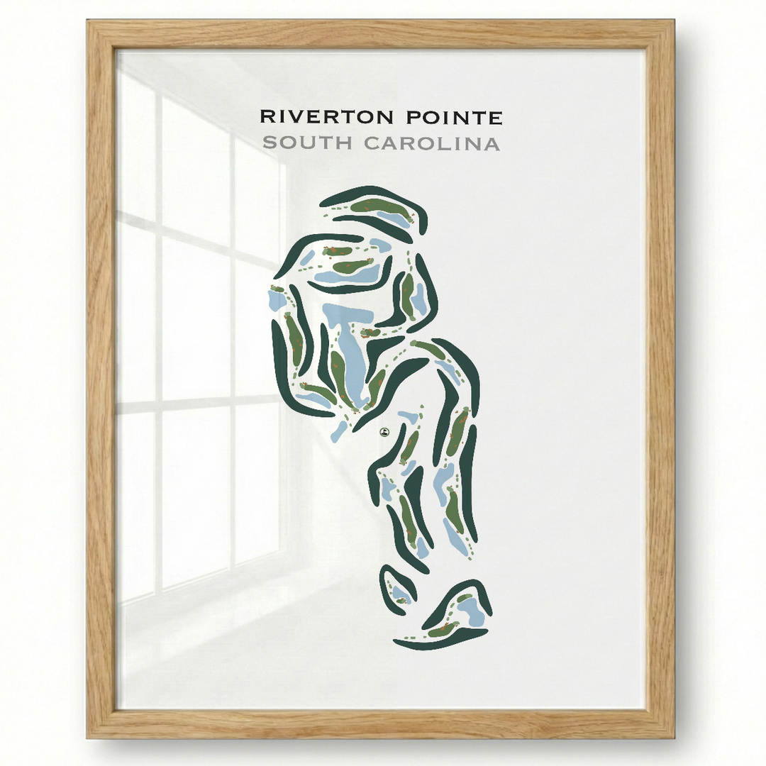 Riverton Pointe, South Carolina - Printed Golf Course