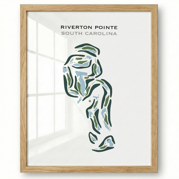 Riverton Pointe, South Carolina - Printed Golf Course
