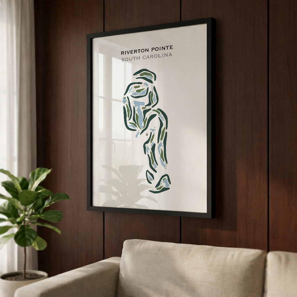 Riverton Pointe, South Carolina - Printed Golf Course