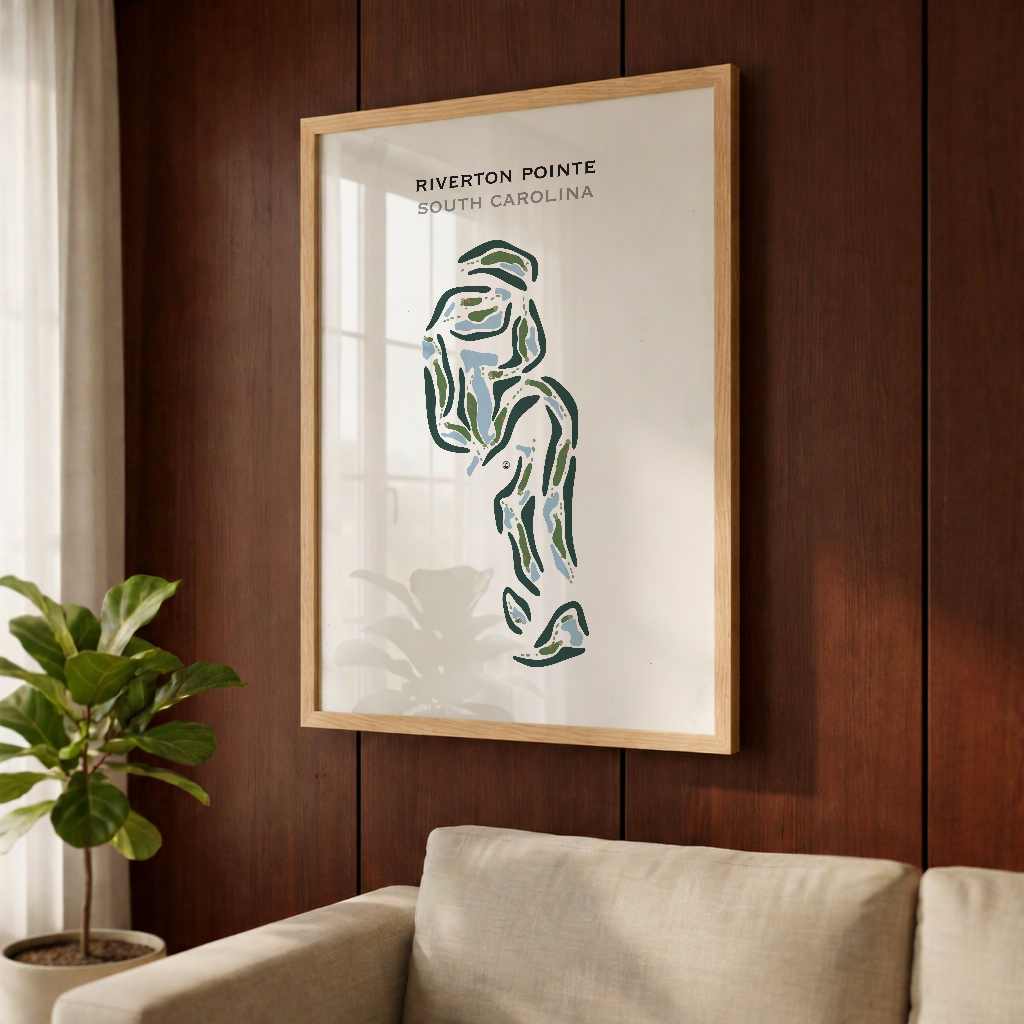 Riverton Pointe, South Carolina - Printed Golf Course