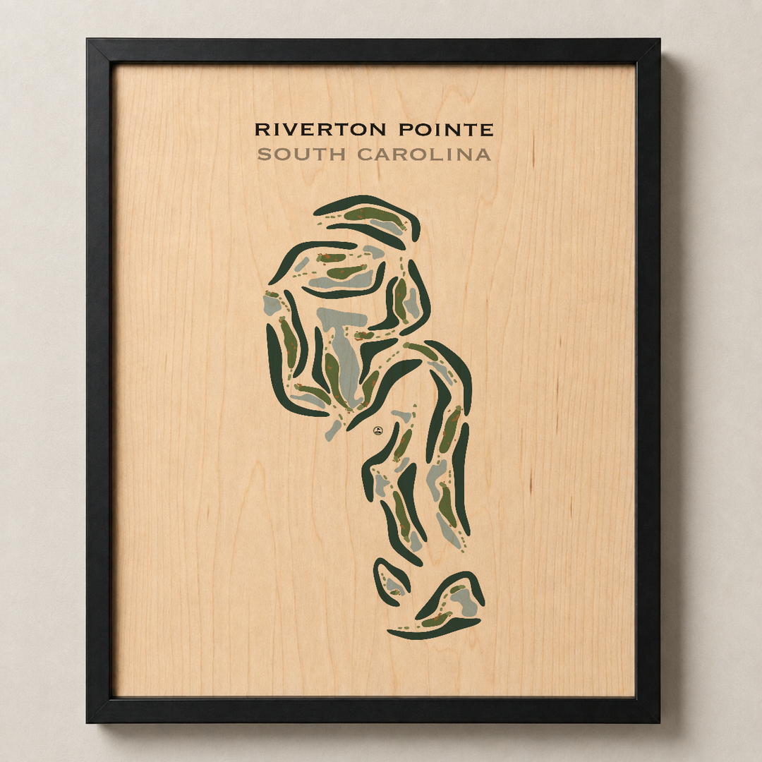 Riverton Pointe, South Carolina - Printed Golf Course