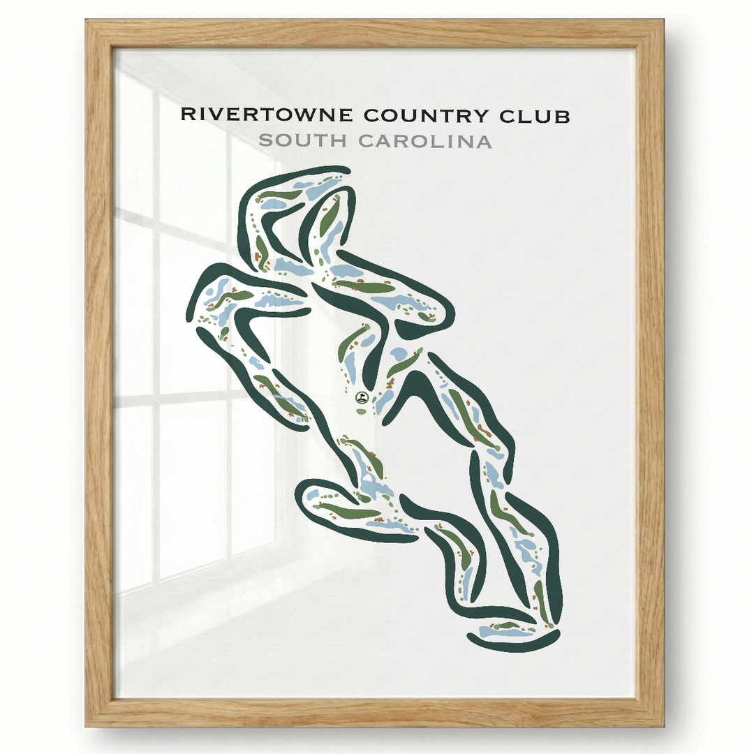 Rivertowne Country Club, South Carolina - Printed Golf Courses