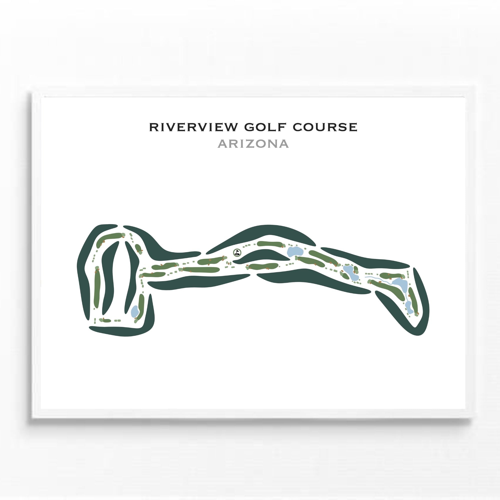 Buy the best printed golf course Riverview Golf Course, Arizona