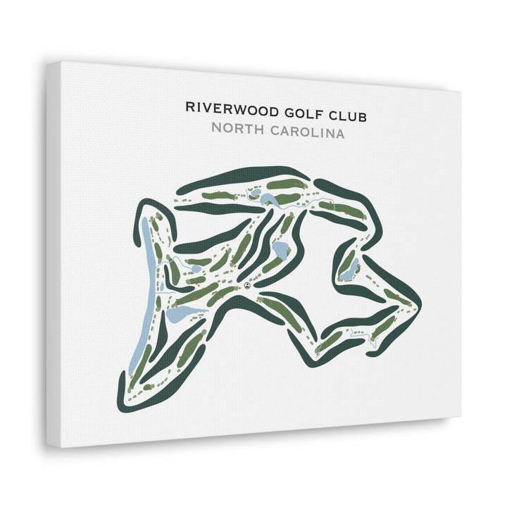 Riverwood Golf Club, North Carolina - Printed Golf Courses