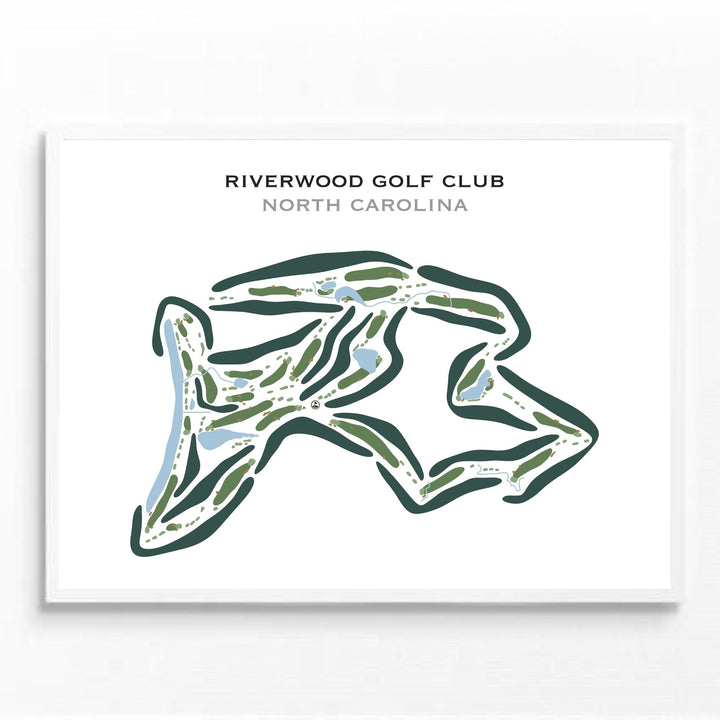 Riverwood Golf Club, North Carolina - Printed Golf Courses