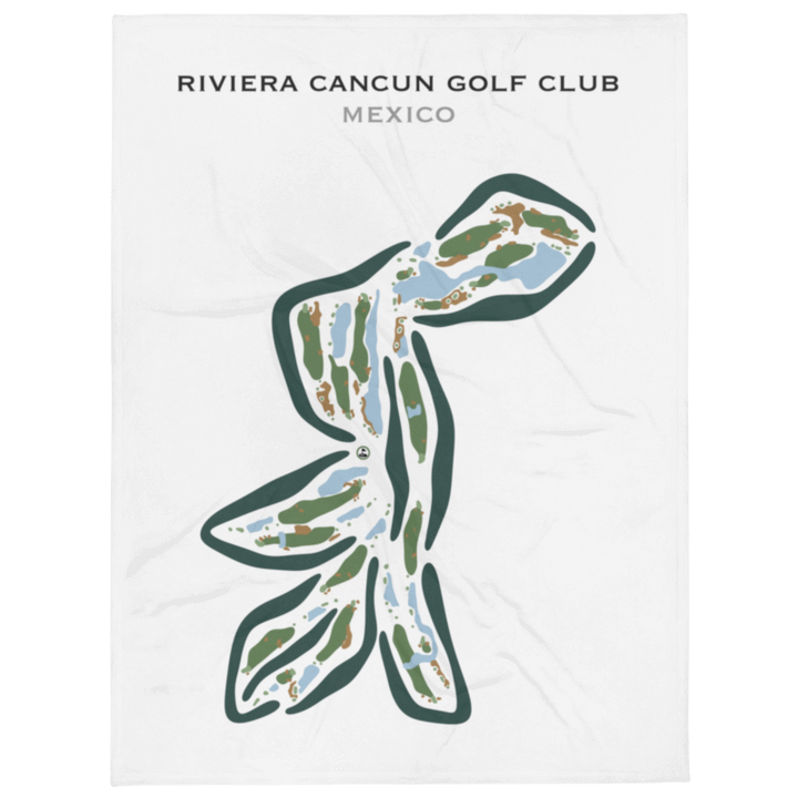 Riviera Cancun Golf Club, Mexico - Printed Golf Courses