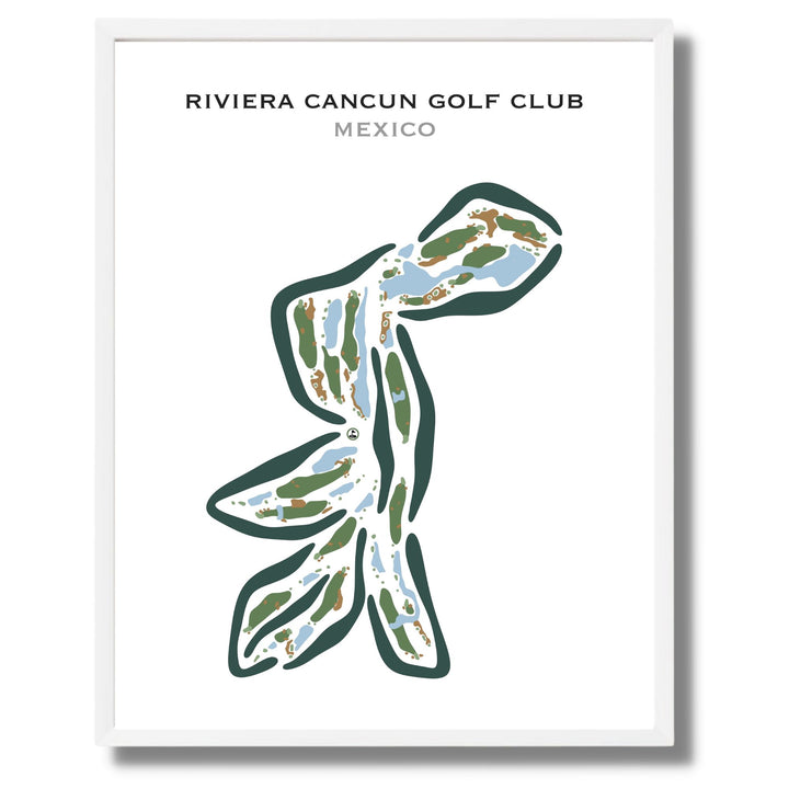 Riviera Cancun Golf Club, Mexico - Printed Golf Courses