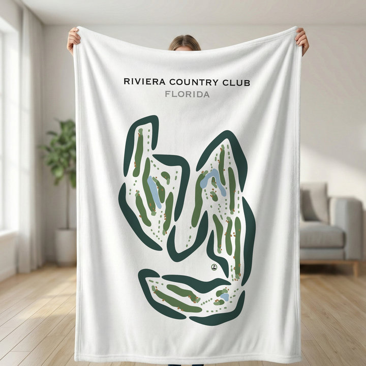 Riviera Country Club, Florida - Printed Golf Courses