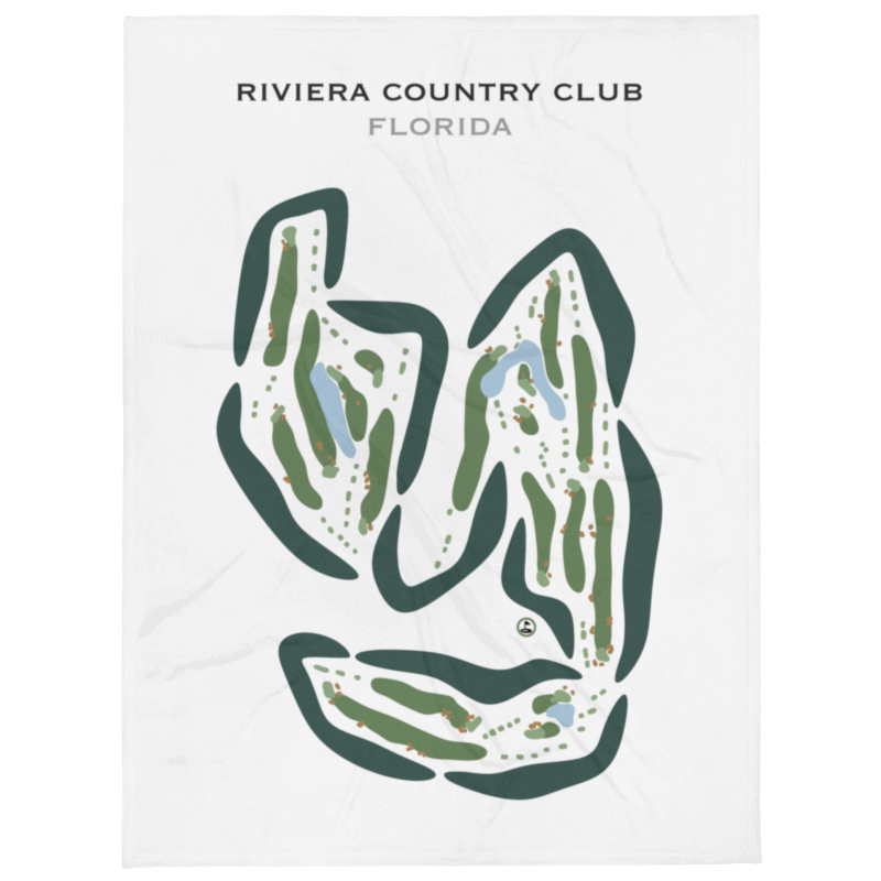 Riviera Country Club, Florida - Printed Golf Courses