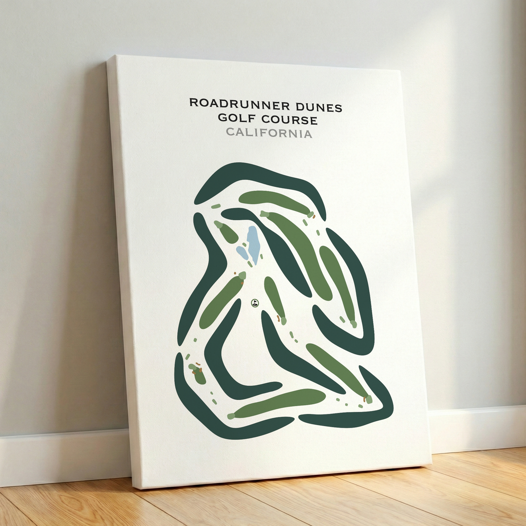 Roadrunner Dunes Golf Course, California - Printed Golf Courses