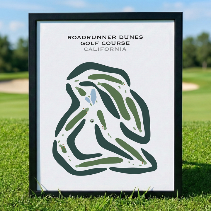 Roadrunner Dunes Golf Course, California - Printed Golf Courses