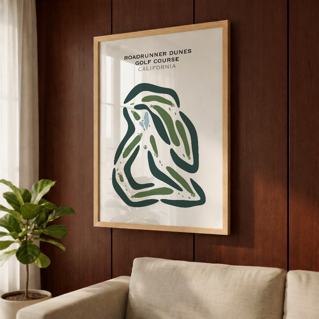 Roadrunner Dunes Golf Course, California - Printed Golf Courses