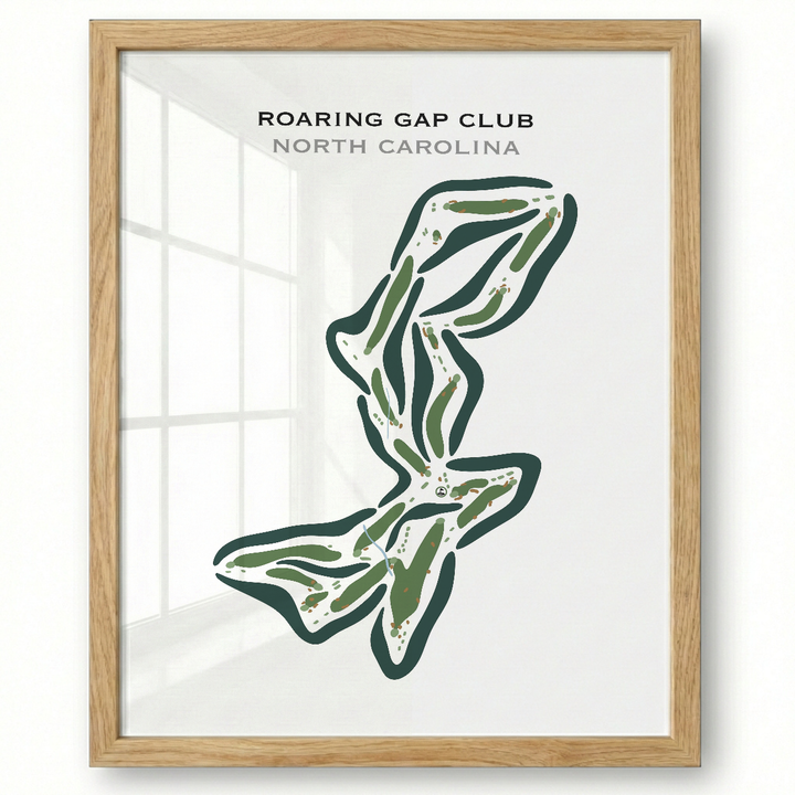 Roaring Gap Club, North Carolina - Printed Golf Courses