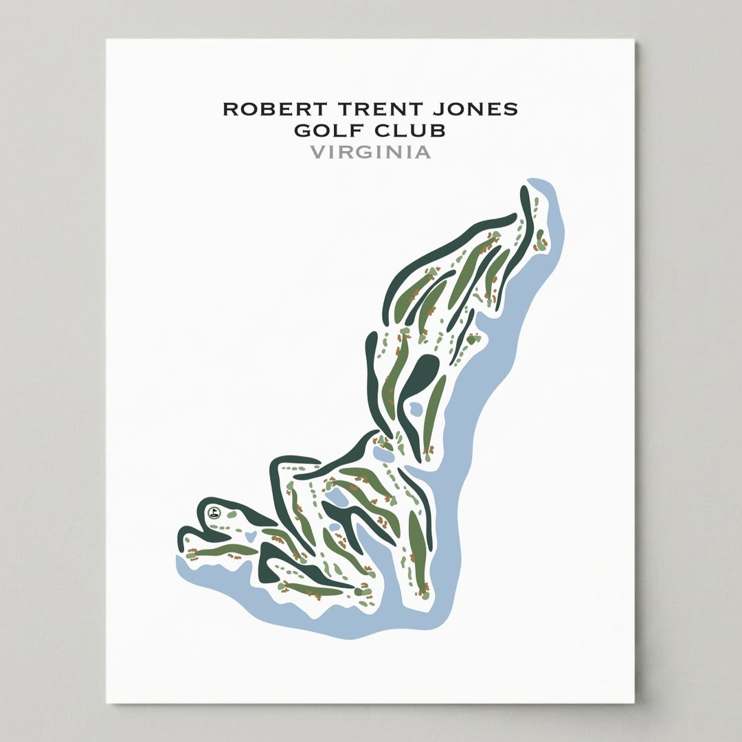 Robert Trent Jones Golf Club, Virginia - Printed Golf Courses