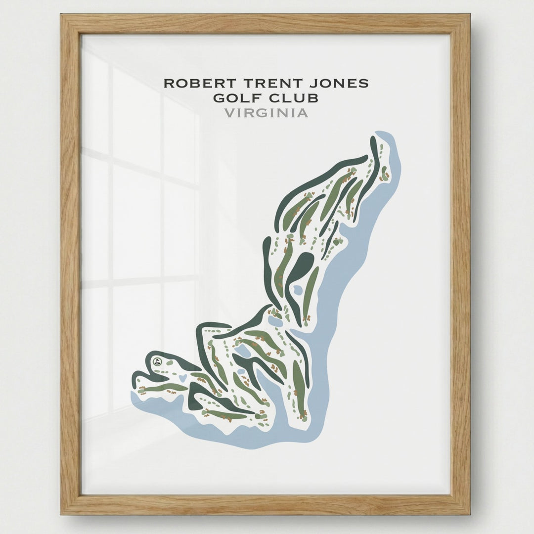 Robert Trent Jones Golf Club, Virginia - Printed Golf Courses