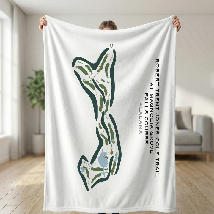 Robert Trent Jones Golf Trail At Magnolia Grove, Falls Course, Alabama - Printed Golf Courses