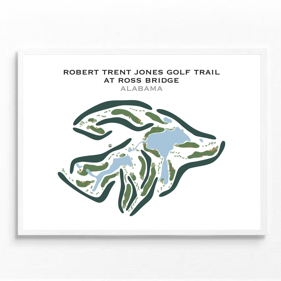 Robert Trent Jones Golf Trail at Ross Bridge, Alabama - Printed Golf Courses