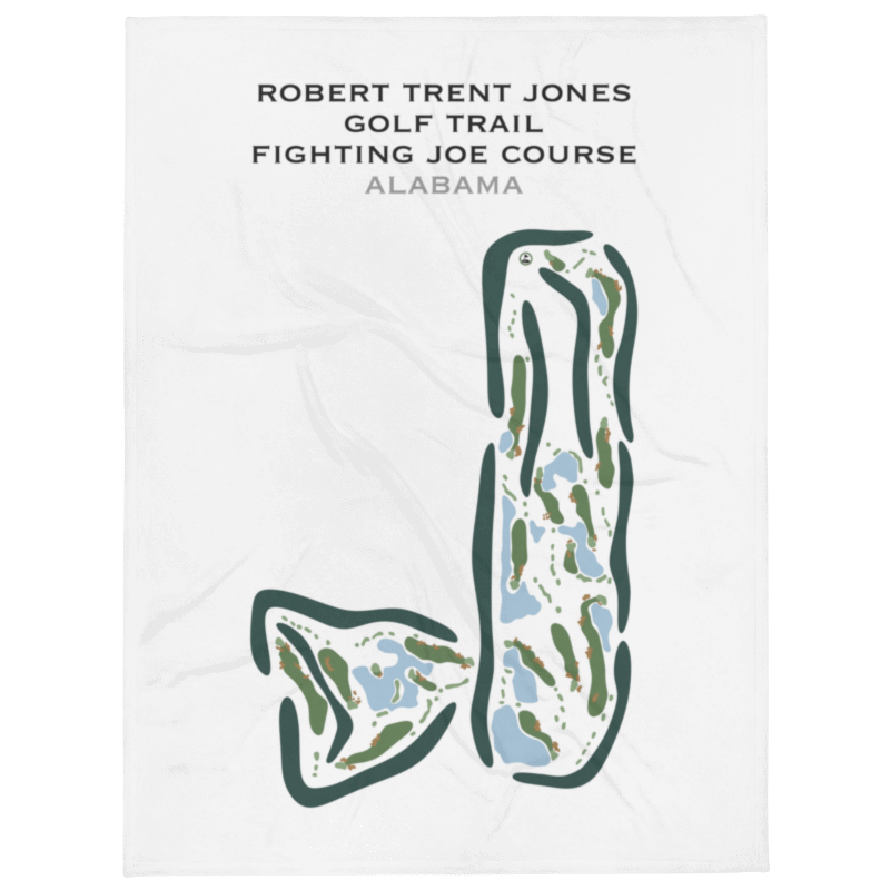 Robert Trent Jones Golf Trail Fighting Joe Course, Alabama - Printed Golf Courses
