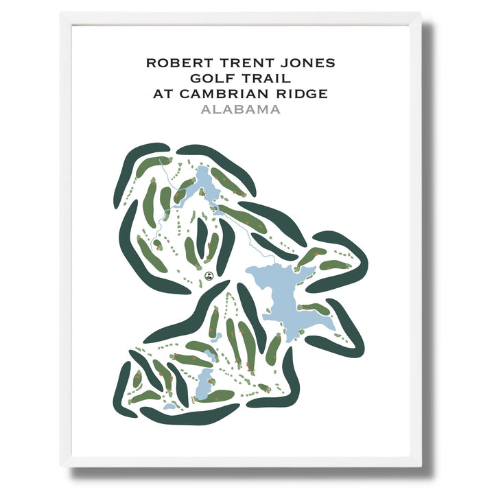 Robert Trent Jones Golf Trail at Cambrian Ridge, Alabama - Printed Golf Courses