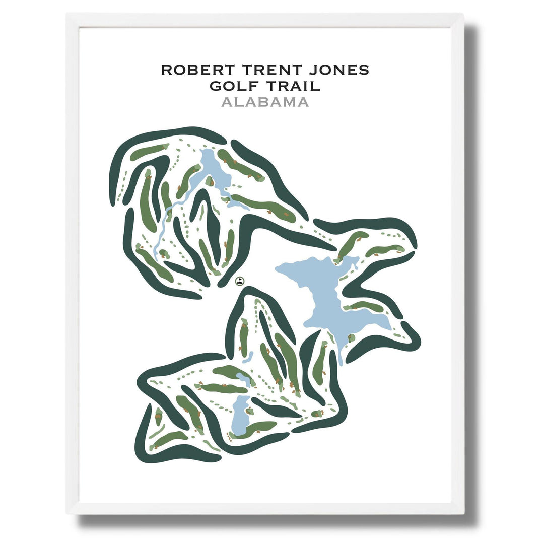 Robert Trent Jones Golf Trail, Alabama - Printed Golf Courses - Golf Course Prints