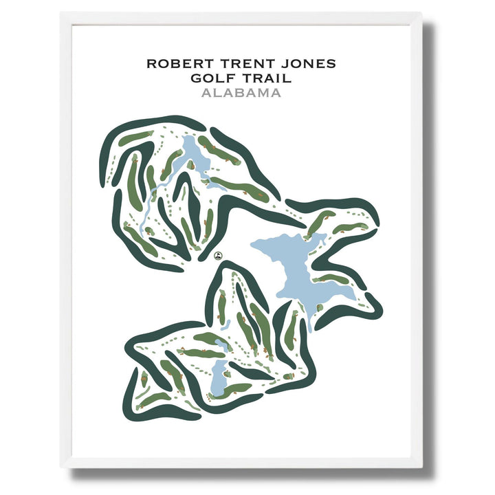 Robert Trent Jones Golf Trail, Alabama - Printed Golf Courses - Golf Course Prints