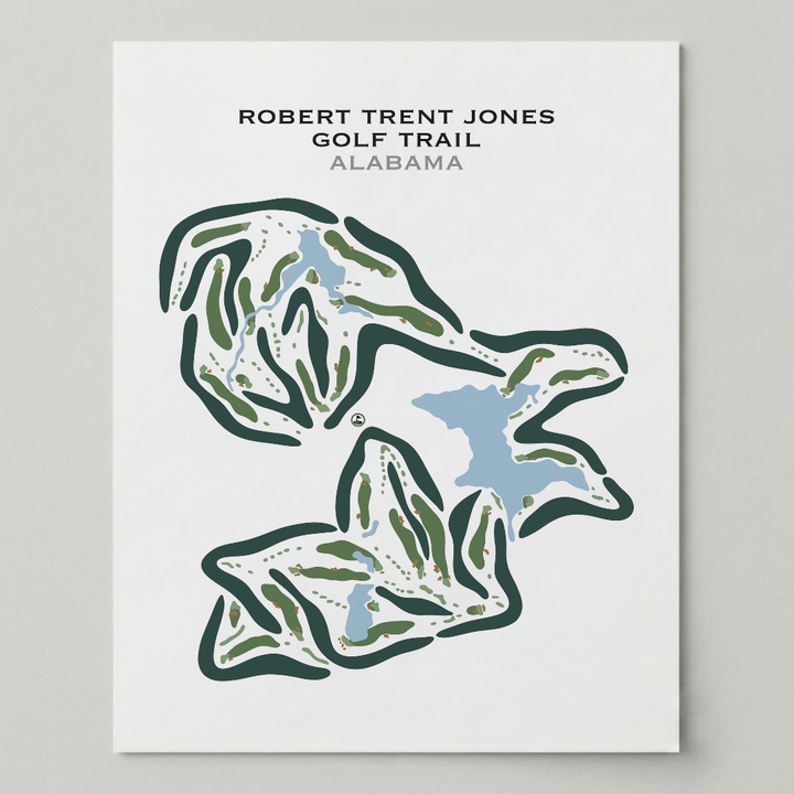 Robert Trent Jones Golf Trail, Alabama - Printed Golf Courses