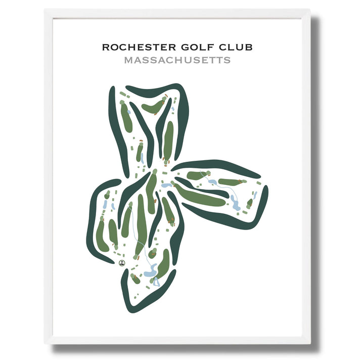 Rochester Golf Club, Massachusetts - Printed Golf Courses