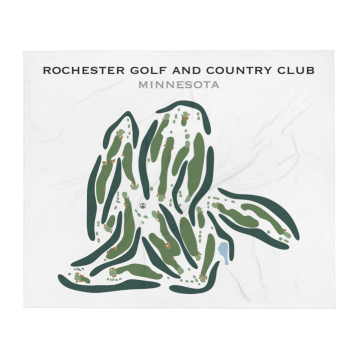 Rochester Golf & Country Club, Minnesota - Printed Golf Course