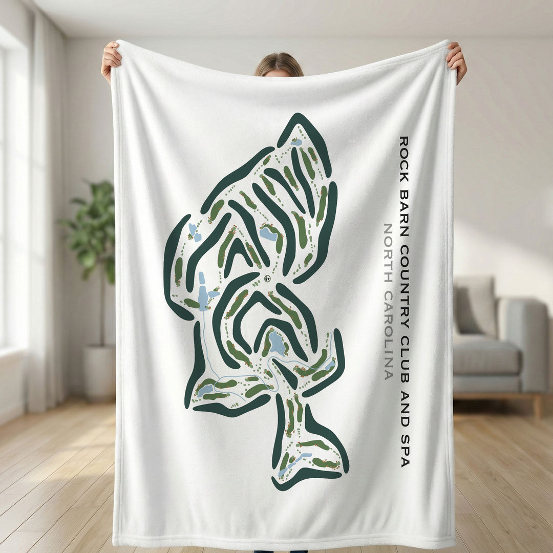 Rock Barn Country Club & Spa, North Carolina - Printed Golf Courses