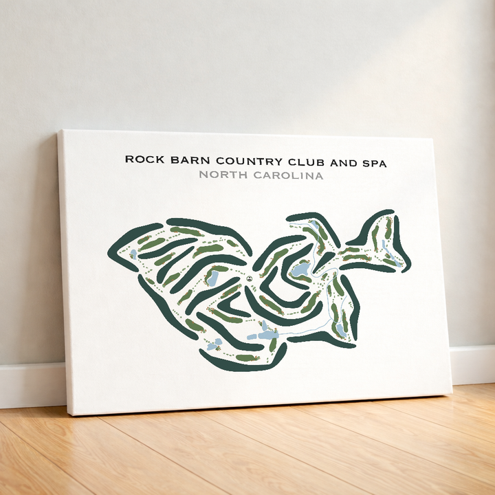 Rock Barn Country Club & Spa, North Carolina - Printed Golf Courses
