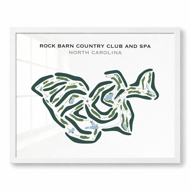 Rock Barn Country Club & Spa, North Carolina - Printed Golf Courses