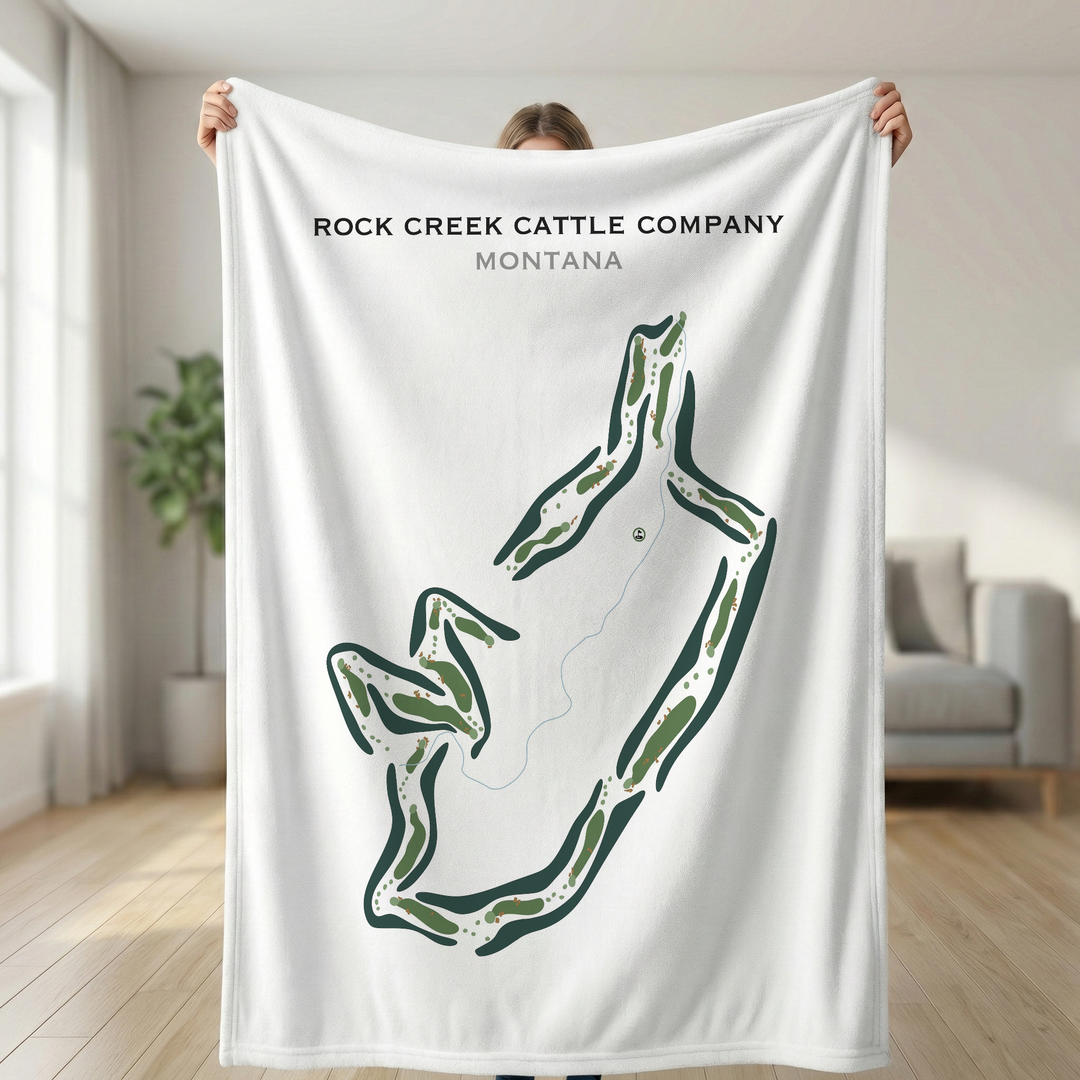 Rock Creek Cattle Company, Montana - Printed Golf Courses