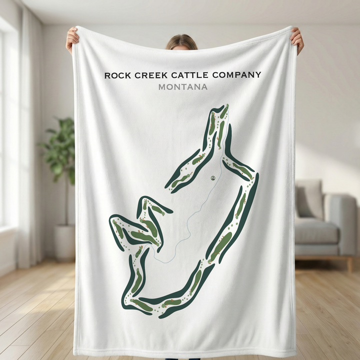 Rock Creek Cattle Company, Montana - Printed Golf Courses