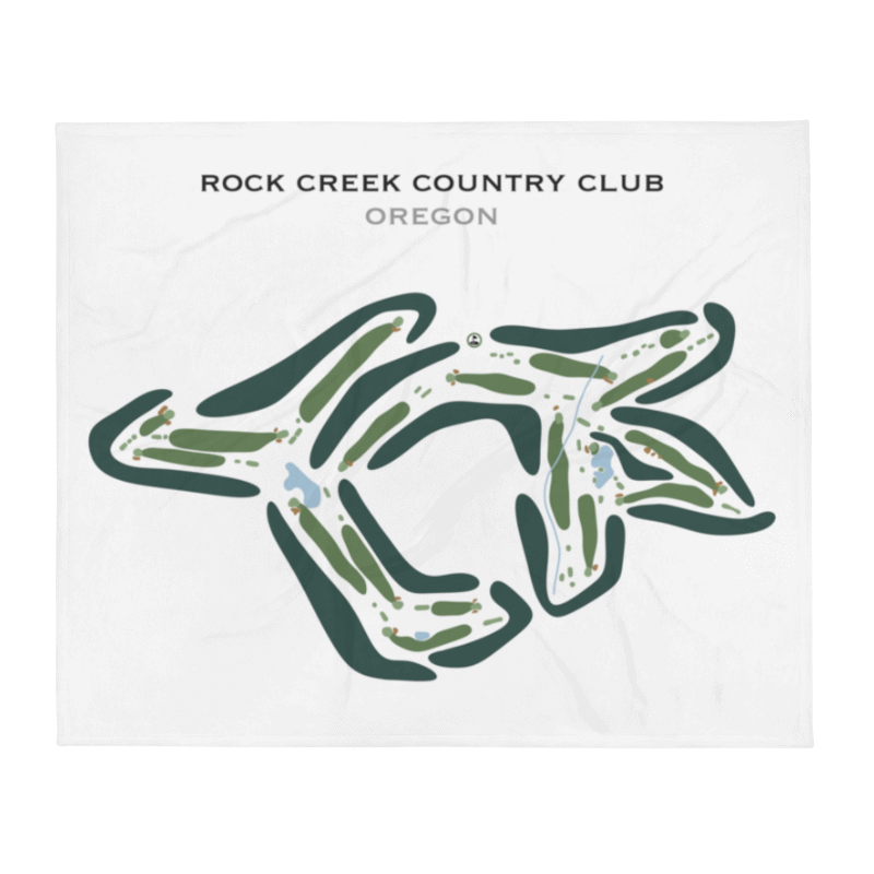 Rock Creek Country Club, Oregon - Printed Golf Courses