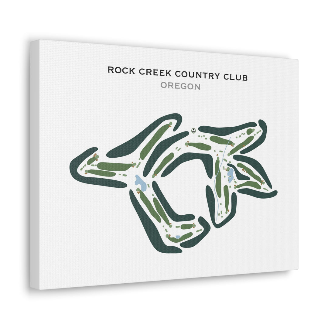 Rock Creek Country Club, Oregon - Printed Golf Courses