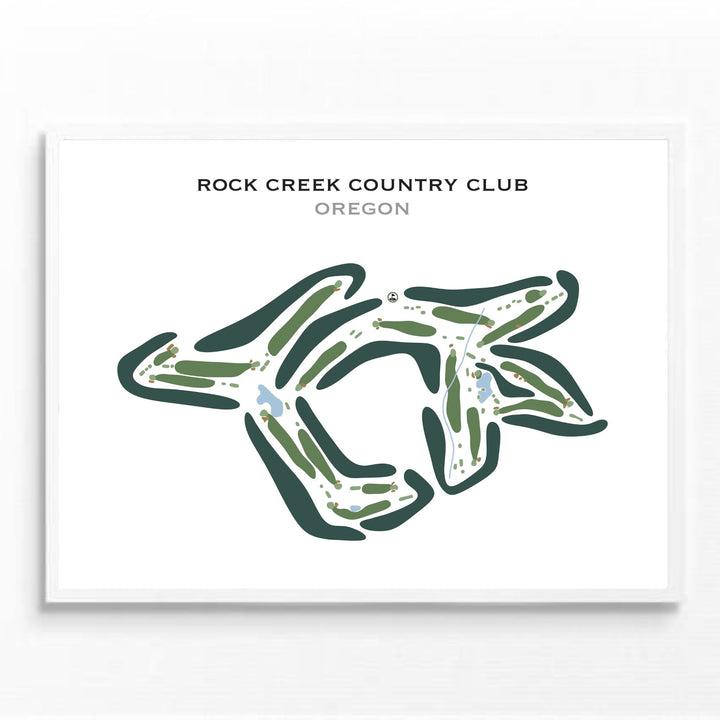 Rock Creek Country Club, Oregon - Printed Golf Courses