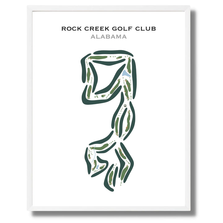 Rock Creek Golf Club, Alabama - Printed Golf Courses