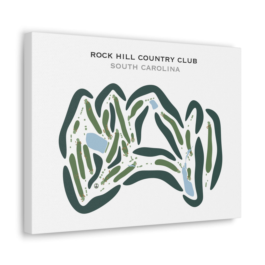 Rock Hill Country Club, South Carolina - Printed Golf Courses