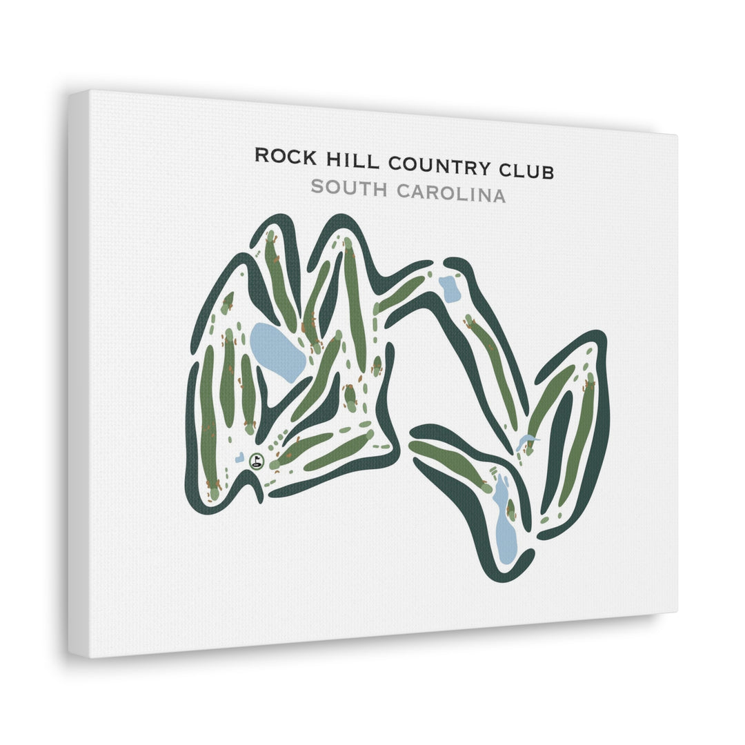 Rock Hill Country Club, South Carolina - Printed Golf Courses